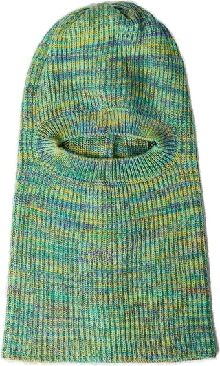 Aries No Problemo Intarsia-Knit Cut-Out Balaclava