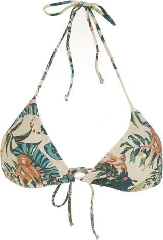 Lido leaf-print bikini