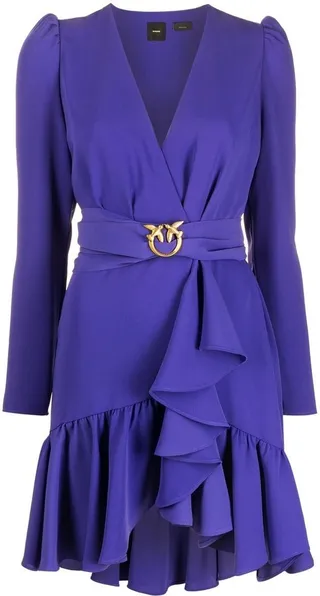 Love Birds ruffled minidress