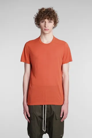 T-shirt In Orange Viscose