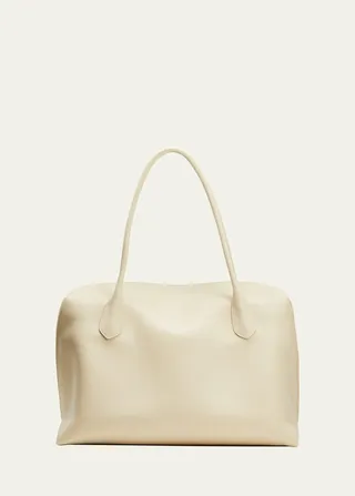 Gabriel Fold-Over Tote Bag in Leather