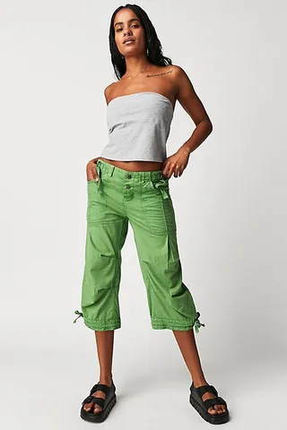 One More Chance Cropped Cargo Pants by Free People