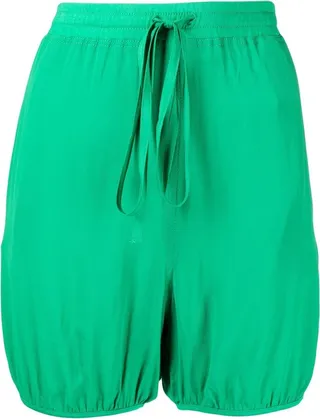 High-Waist Tapered Shorts