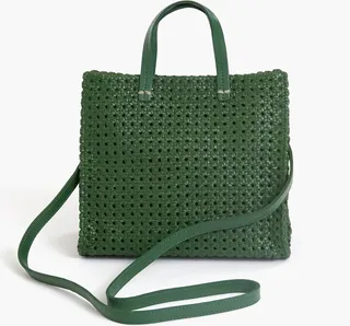 Evergreen Rattan Petit Simple Tote
