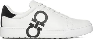 Salvatore Ferragamo Gancini Low-Top Sneakers