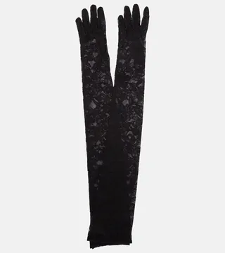 Long lace gloves