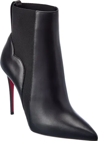 Christian Louboutin Chelsea Chick 100 Leather Bootie