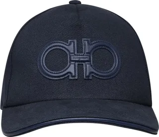 Salvatore Ferragamo Logo Patch Baseball Cap