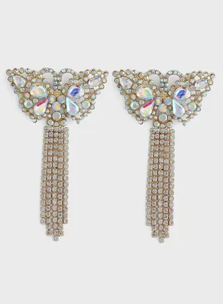 Lklara Butterfly Rhinestone Earrings