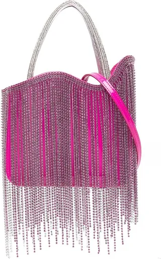 mini Ivy crystal fringe bag