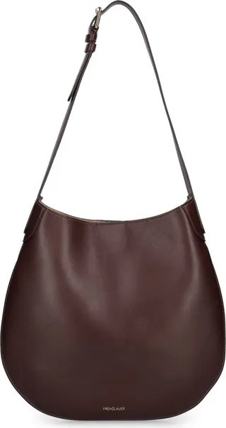Leather hobo bag