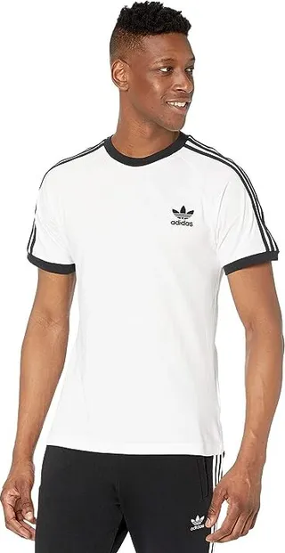 adidas Originals 3-Stripes Tee (White 2) Men's T Shirt