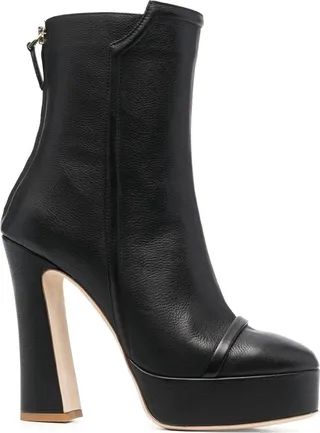 Alexa 125mm platform heeled boots