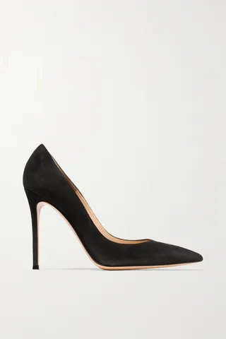 Gianvito Rossi - 105 Suede Pumps - Black