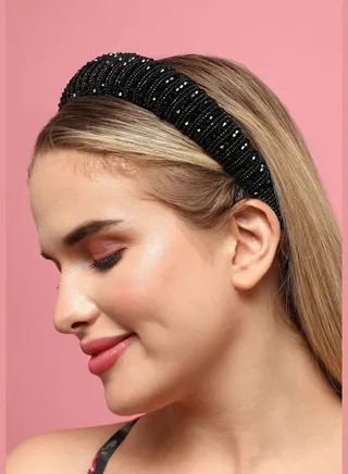 Trendy Designer Stone Western Wear Hair Band For Women