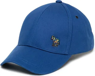 Zebra-Embroidered Baseball Cap
