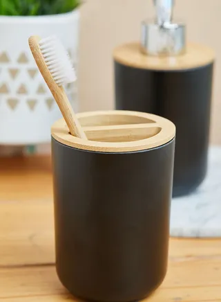 Canyon Bamboo Fiber Toothbrush Holder