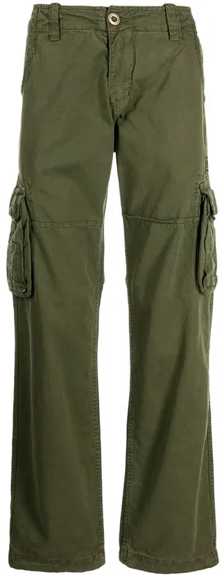 Straight-Leg Cargo Trousers