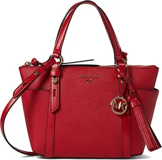 MICHAEL Michael Kors Sullivan Small Convertible Top Zip Tote (Crimson) Tote Handbags