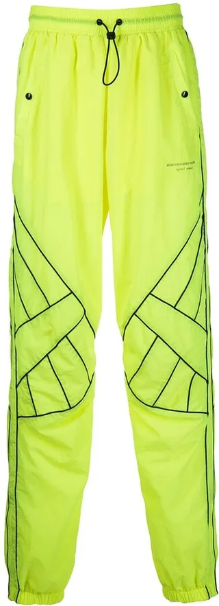 Pipe-Trim Drawcord Track Pants