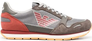 Panelled Low-Top Sneakers