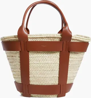 Tan Natural Raffia Maxi Santorini Bag