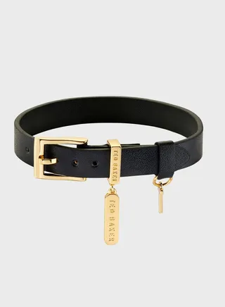 Brielli Buckle Up Sparkle Bar Leather Bracelet