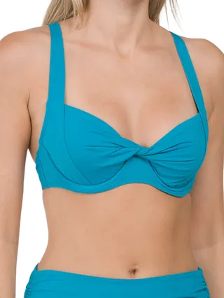 Retro Twist Underwire Bikini Top