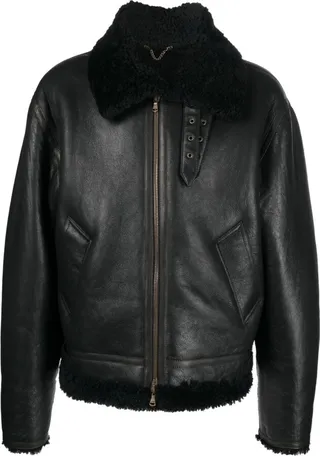 Inside-Out reversible leather jacket
