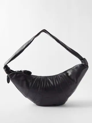 Croissant Large Leather Belt Bag