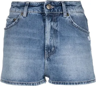 Skinny High-Waisted Denim Shorts
