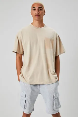 Mineral Wash Crew Neck Tee