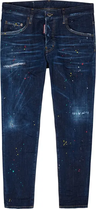 Dsquared2 Bob Skater Distressed Skinny Jeans