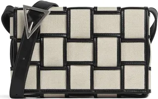 Bottega Veneta Medium Canvas Cassette Cross-Body Bag