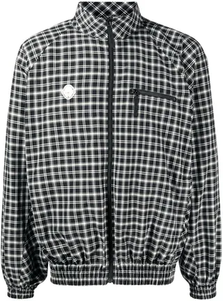 Check Bomber Jacket