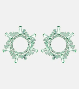 Begum crystal-embellished earrings