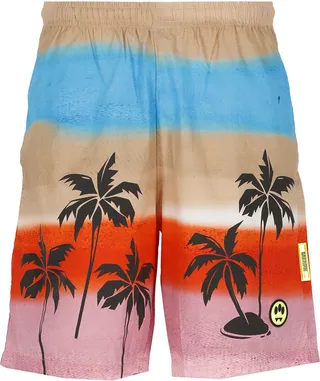 Bermuda Shorts With Palme Print from Barrow: