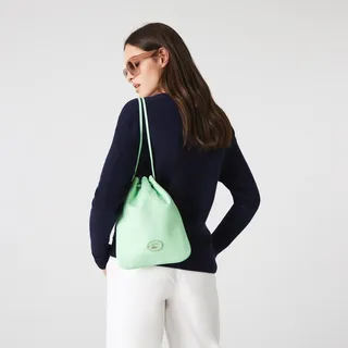 Women's Vertical Grained Leather Shoulder Pouch