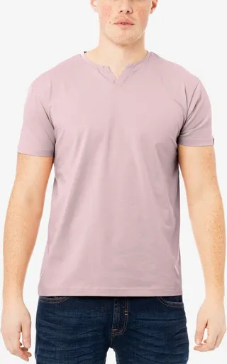 X-Ray Men's Basic Notch Neck Short Sleeve T-shirt