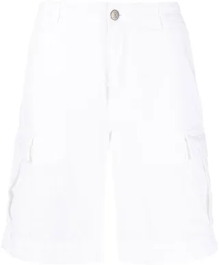 Cargo-Pocket Knee-Length Shorts