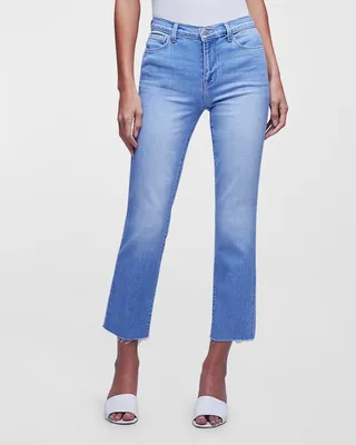 Sada High Rise Slim Crop Jeans