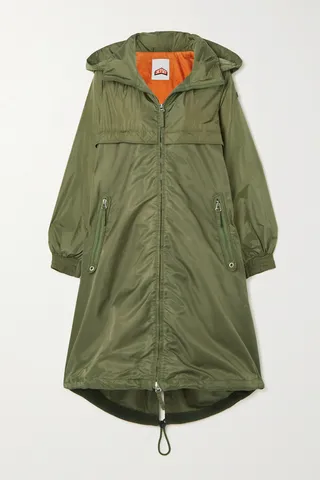 JETSET - Carrie Oversized Hooded Recycled-shell Parka - Green