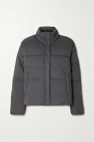 James Perse - Quilted Shell Down Jacket - Gray