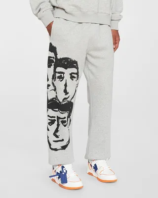 Men's Faces Graphic Sweatpants
