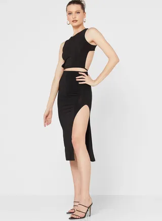 Tie Back Top & Skirt Set