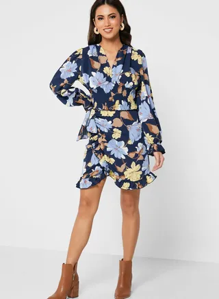 Tie Up Skirt Set