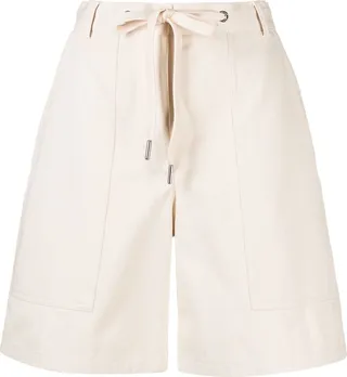 Drawstring-Waist Knee-Length Shorts