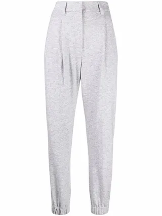 Cropped Track Pants