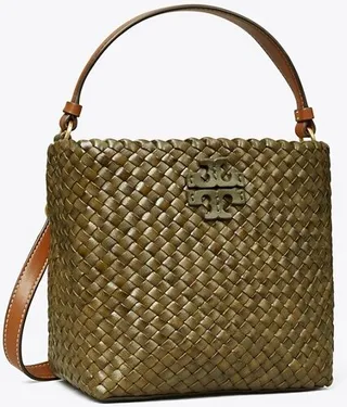 Small McGraw Woven Bucket Bag