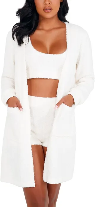 Fuzzy Short Robe